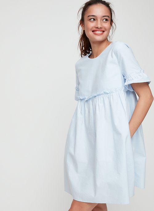 aritzia light blue dress