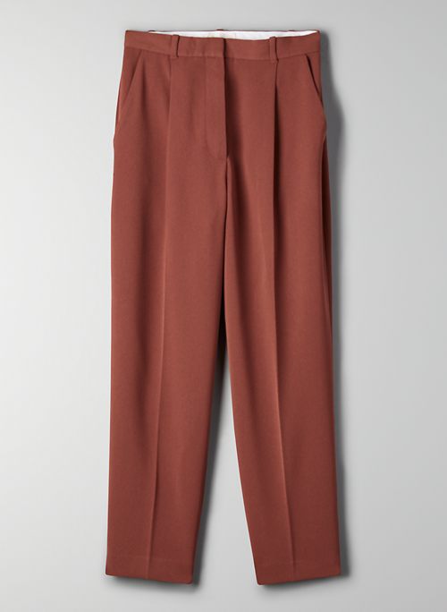 ESSIE PANT - Cropped, high-waisted dress pant