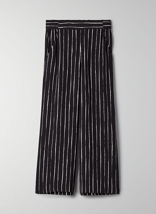 FAUN PANT - Striped, wide-leg pant