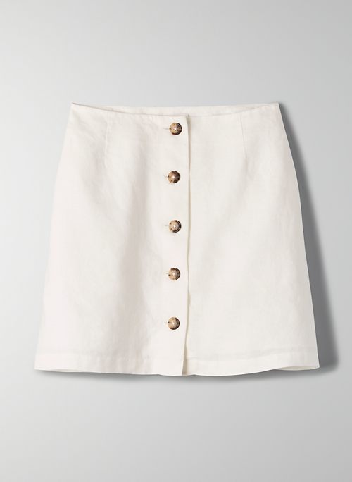 LACHLAN SKIRT - Button-front mini skirt
