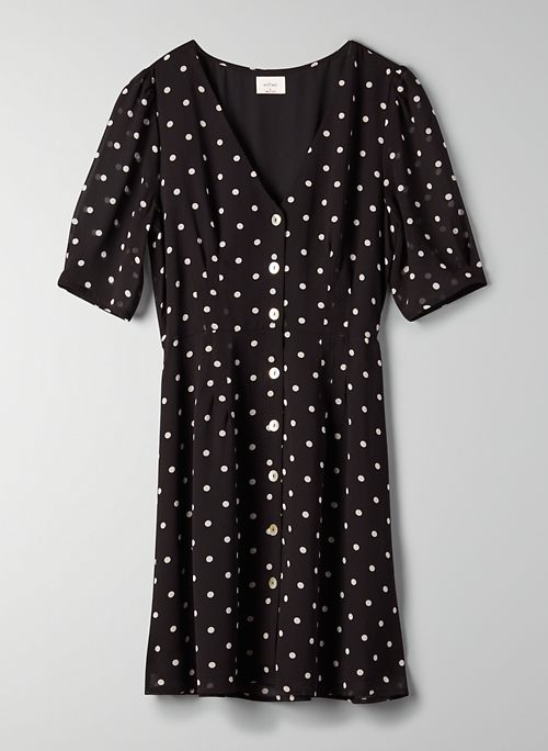 Button up polka dot dress Clearance