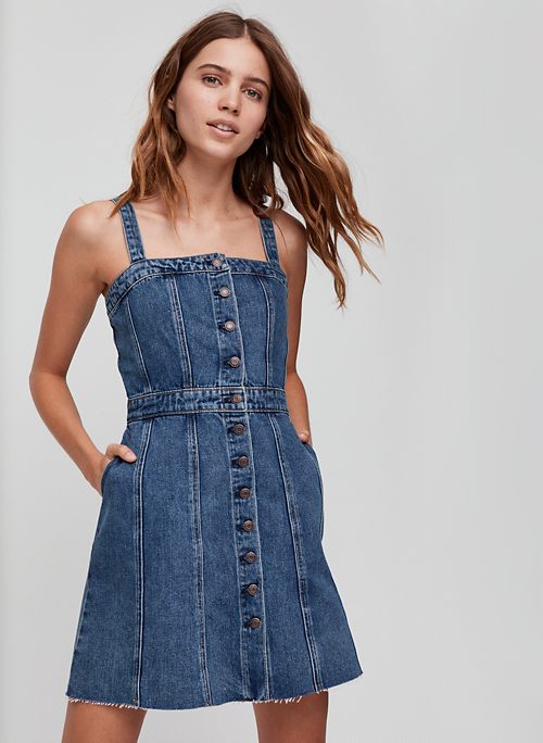 aritzia jean dress