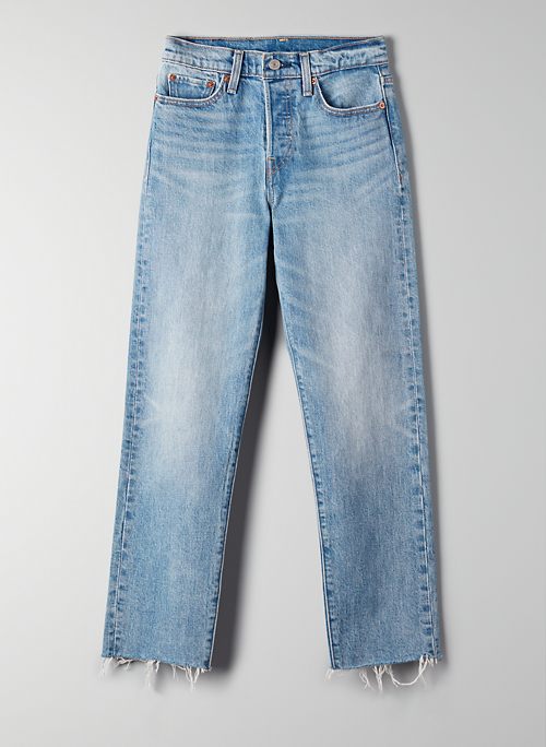 levis wedgie straight rough tide