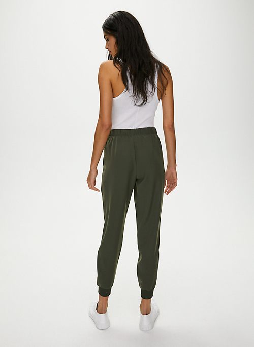 Tana bana Women's Jogger Comfortable and Stylish for  Workout/Gym/Sportswear/Casual Wear |Combo of White & Olive