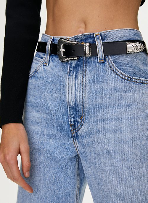 skinny western belt
