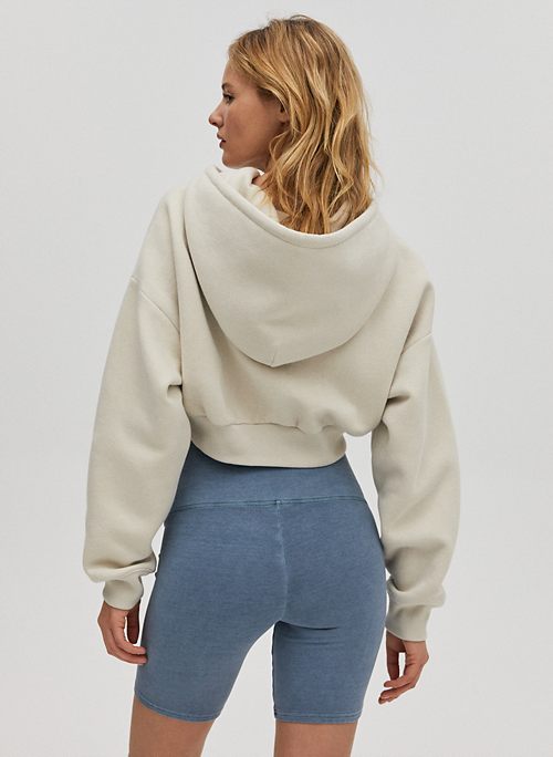 Cropped zip up hoodie aritzia Clearance