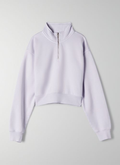 aritzia cropped sweatshirt