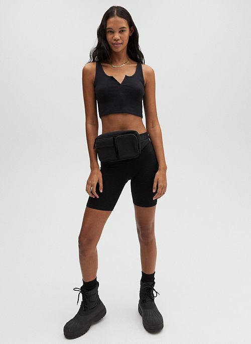 aritzia black biker shorts