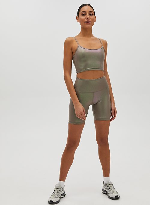holographic cycling shorts