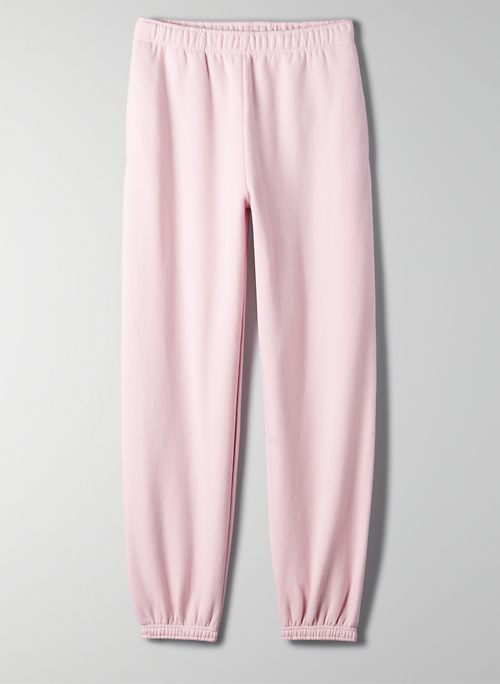 pink boyfriend sweatpants