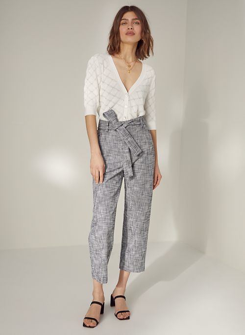 Wilfred NEW TIE-FRONT TWEED PANT 