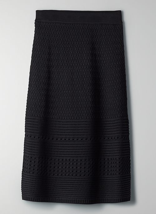 HEIRLOOM SKIRT - High-Waisted Knit Skirt