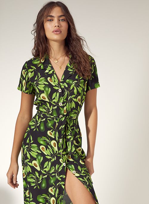 aritzia avocado dress