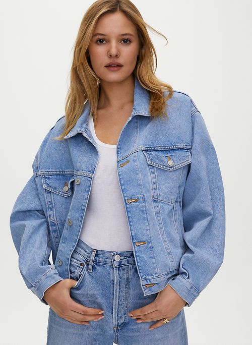 agolde charli oversized denim jacket