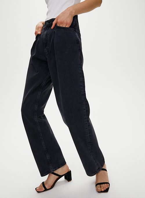 agolde baggy oversized jeans with pleats