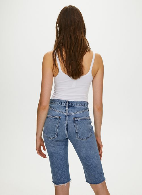 agolde carrie denim shorts