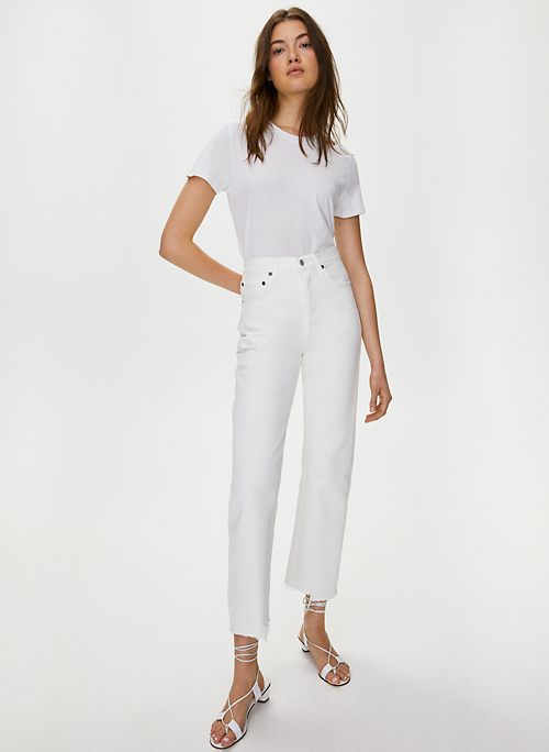 agolde white jeans