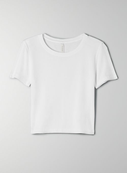 FOUNDATION RIB T-SHIRT - Ribbed, cotton baby t shirt