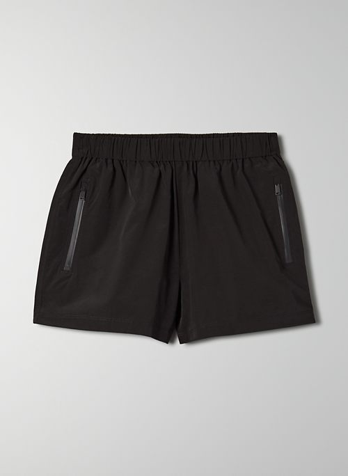 ARROW SHORT - High-waisted, zip-pocket shorts