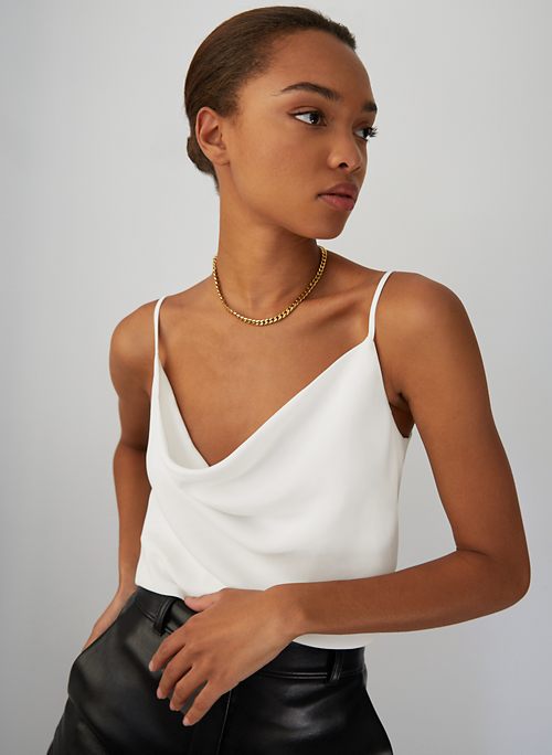 aritzia silk tank