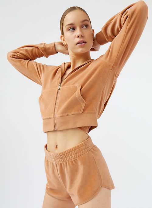 Aritzia cropped store sweatshirt