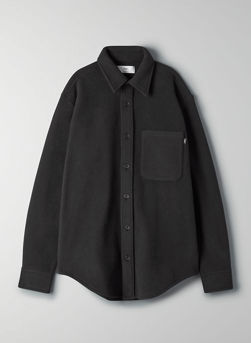 POLAR BUTTON-UP - Recycled micro fleece button-up shirt
