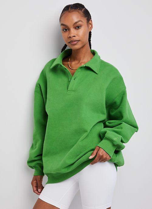 aritzia polo sweatshirt