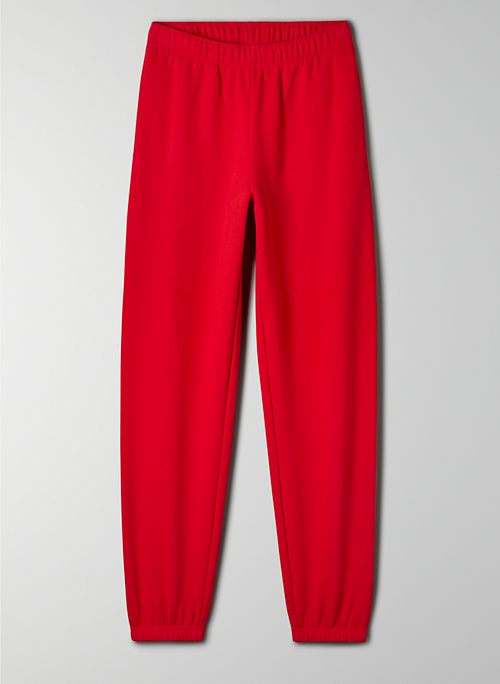 COZY FLEECE BOYFRIEND BASIC SWEATPANT - Slim leg sweatpants