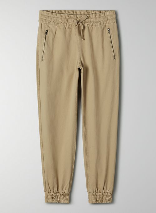 tan joggers womens
