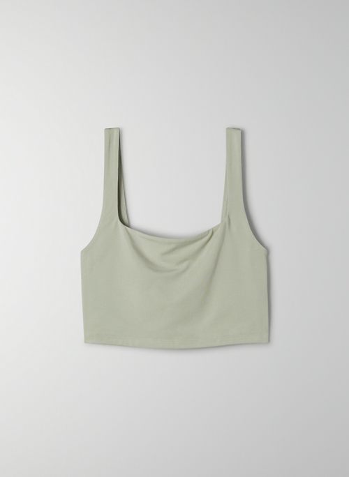 VACAY CROPPED TANK - Cropped, square-neck tank top