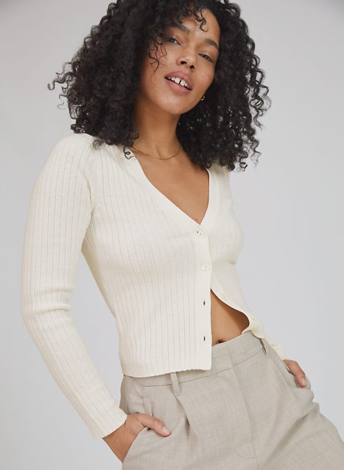 aritzia santorini cardigan