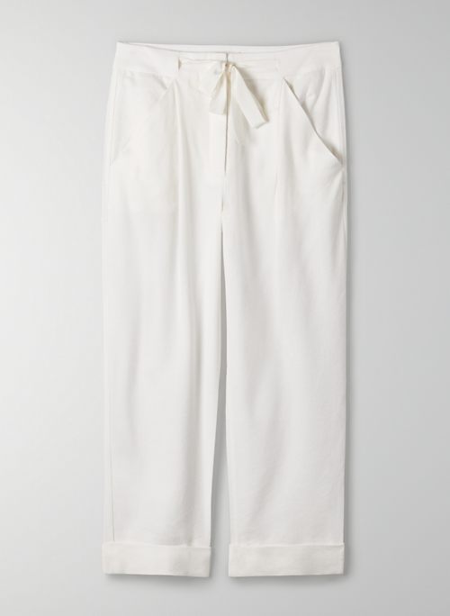 NEW ALLANT PANT - Cropped, tie-waist pant