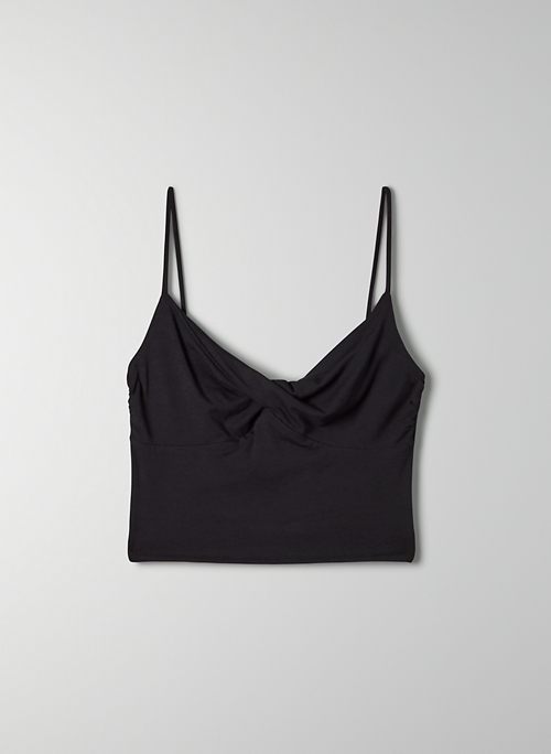 ORACLE TANK - Cropped, twist-front cami