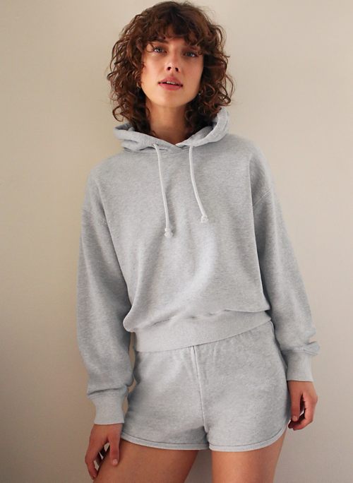 terry fleece hoodie