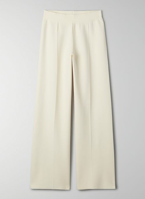 SOUVENIR PANT - High-waisted wide-leg knit pants