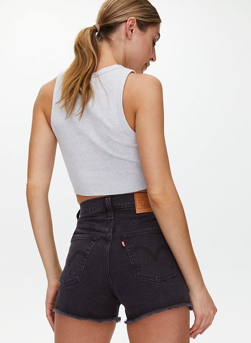 levi's ribcage shorts aritzia