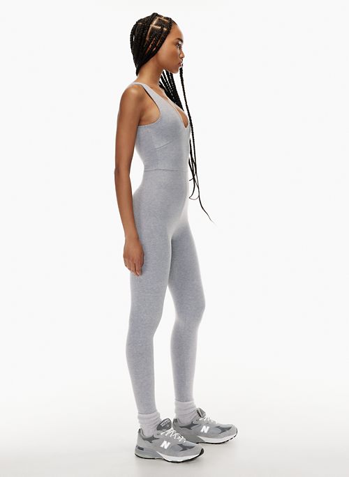 soft contour bustier jumpsuit