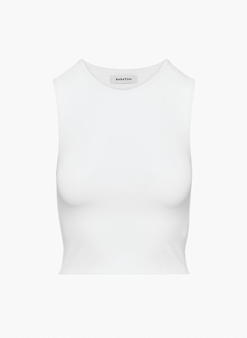 CONTOUR MUSCLE TANK - Cropped, crew-neck tank