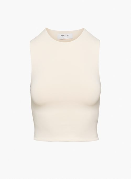 CONTOUR MUSCLE TANK - Cropped, crew-neck tank