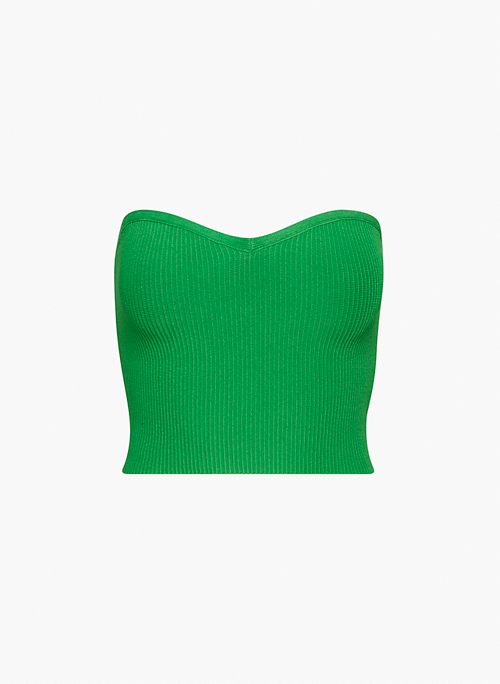 SCULPT KNIT SWEETHEART TUBE TOP - Strapless sweetheart top