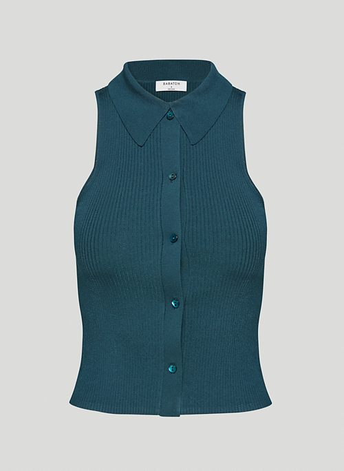 STOVALL SWEATER - Collared tank