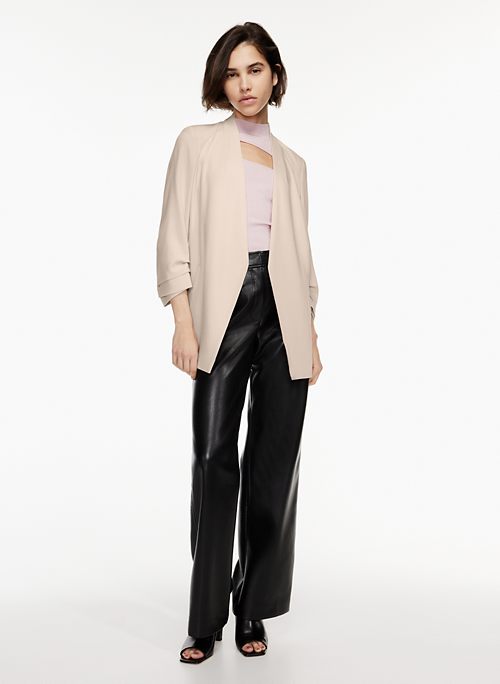 aritzia pink blazer