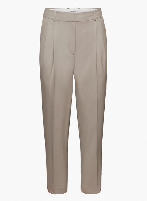 VOGUE PANT - Relaxed, mid-rise pleated pants