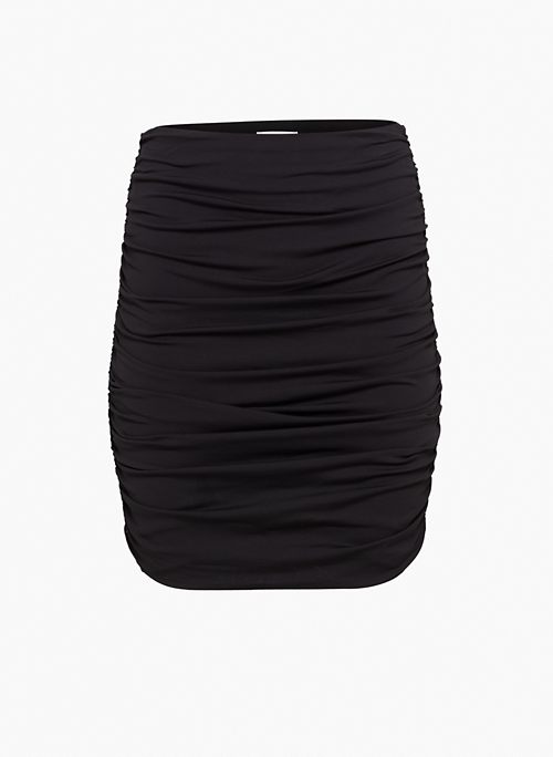 GEHRY SKIRT - Ruched mini pencil skirt