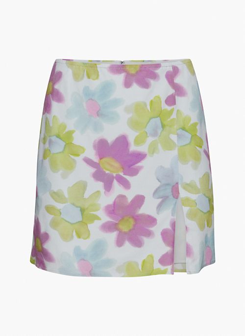 TATIANA SKIRT - High-waisted mini skirt