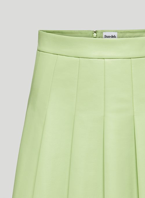 Sunday Best OLIVE MICRO PLEATED SKIRT | Aritzia US