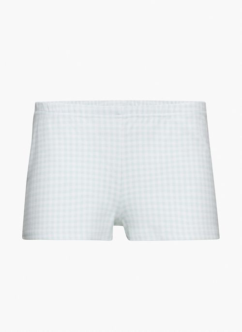 MARLOWE SHORT - Low-rise gingham shorts