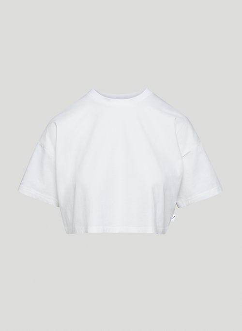 LAID BACK T-SHIRT - Cropped crew-neck t-shirt