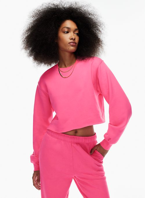 Pink Cropped Sweatshirts \u0026 Hoodies for 