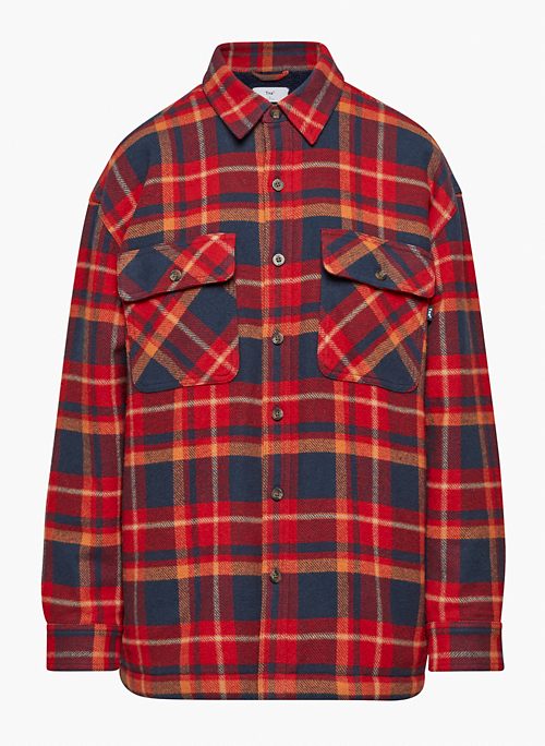 PROSPECT SHIRT JACKET - Sherpa-lined shacket